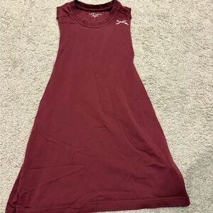 YoungLA Men's Maroon Sleeveless Shirt